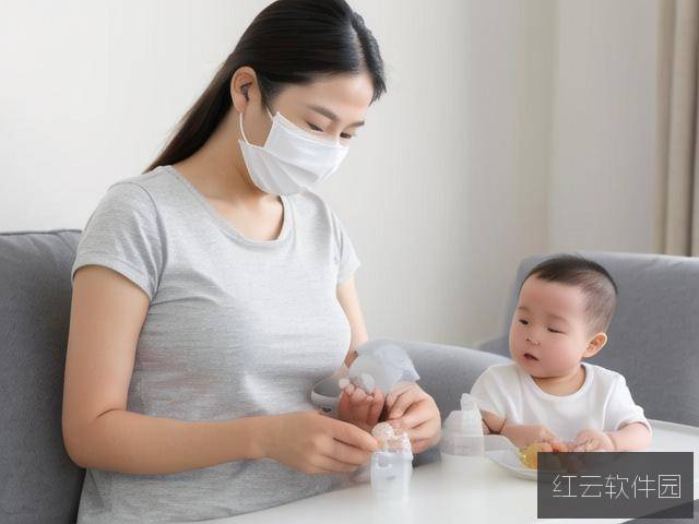 宝妈的多任务生活,一边下奶、一边吃、一边敷面膜、一边追电视剧